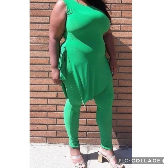 FUCHSIA! Only Fuchsia! Diva Plus Top & Pants - Picture 2 of 5